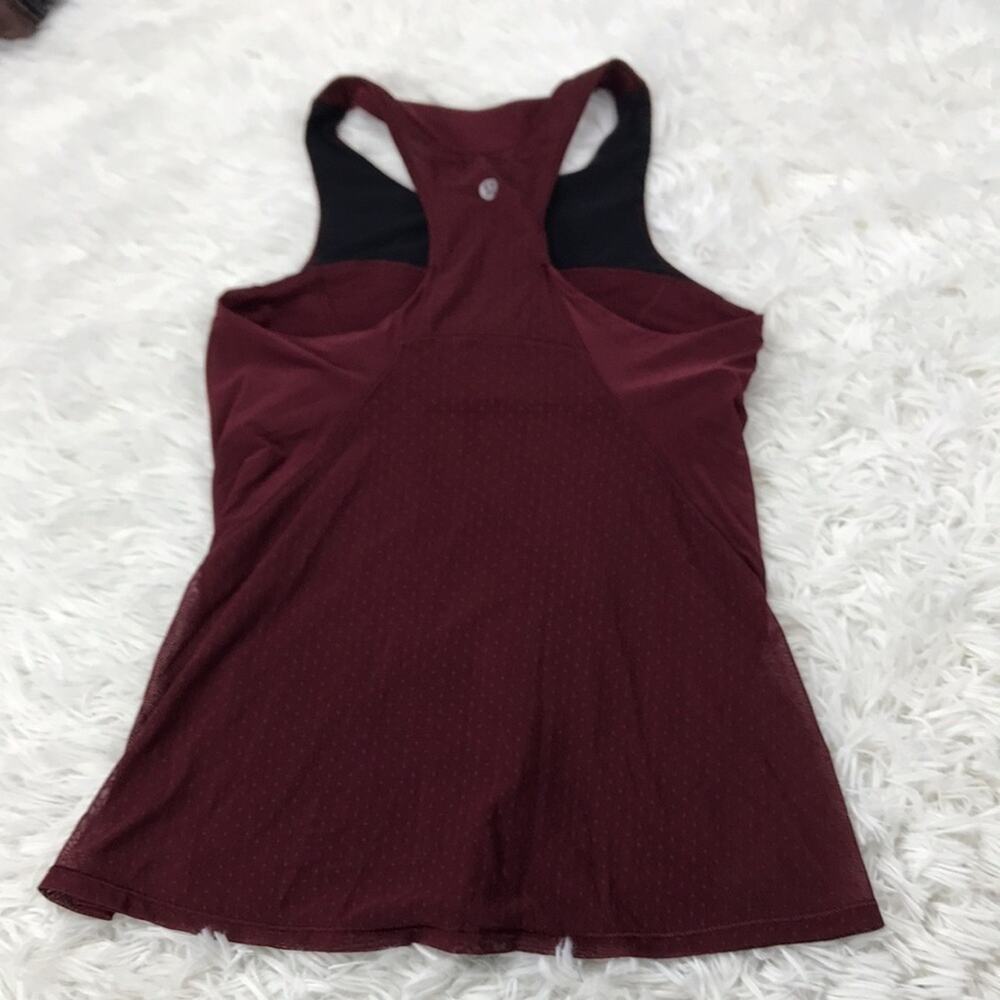 Lululemon Body Con Tank Deep Rouge - Picture 4 of 6